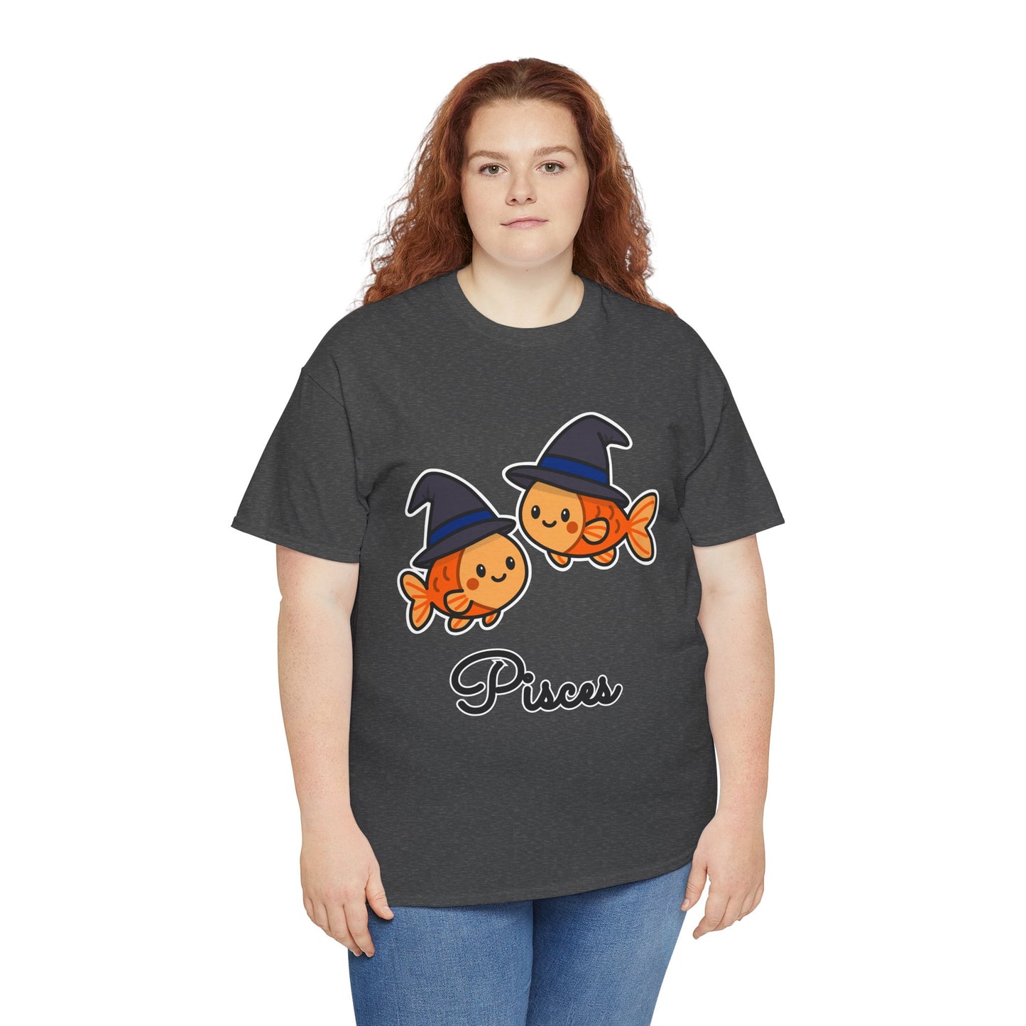 Pisces Astrology T-Shirt – Cute Cartoon Fish Zodiac Graphic Tee