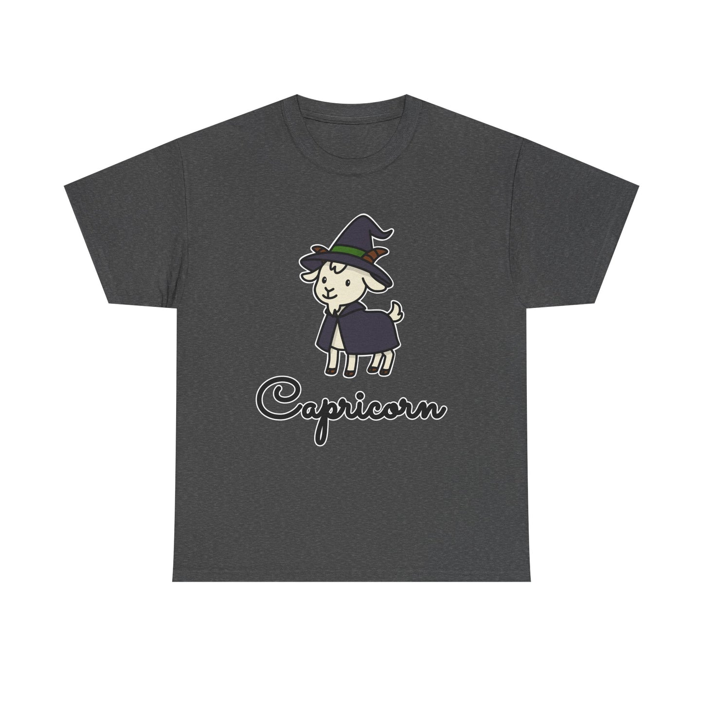 Capricorn Astrology T-Shirt – Cute Cartoon Goat Zodiac Graphic Tee