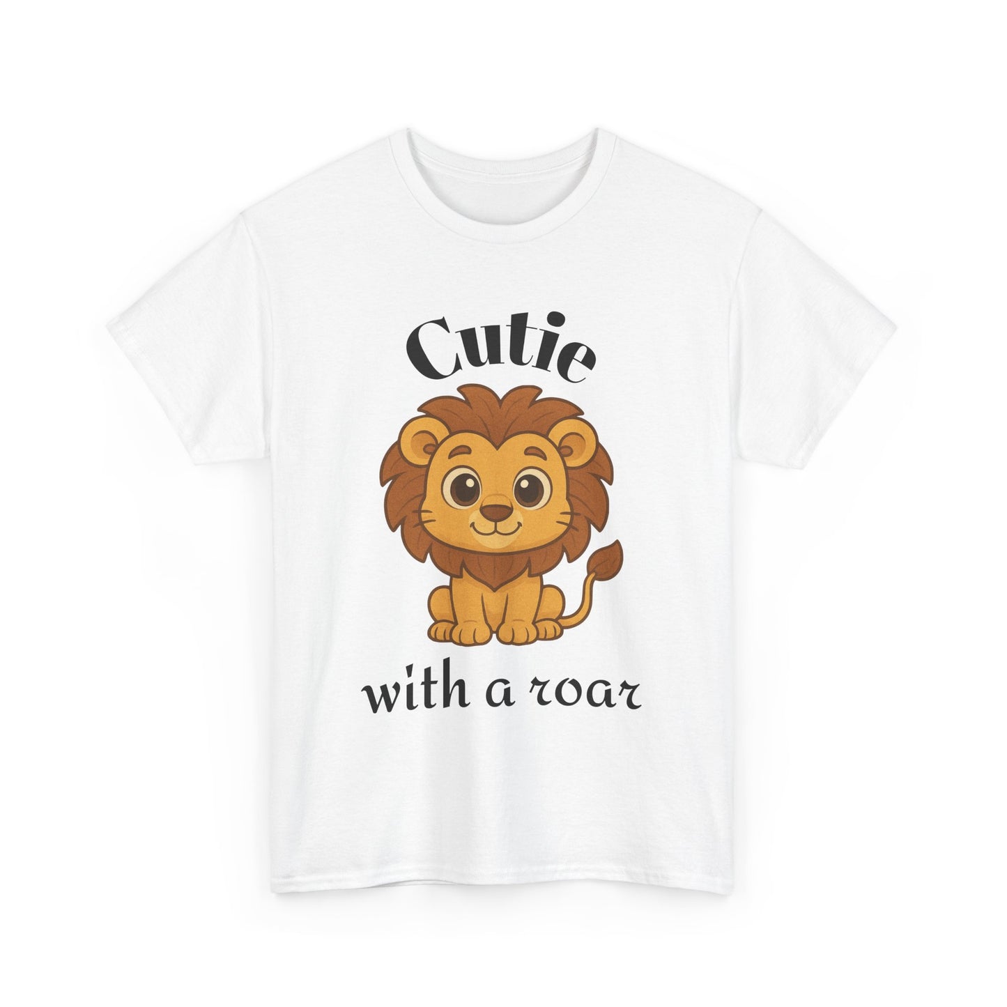 Cutie with a Roar –Adorable Leo Zodiac T-Shirt | Astrology Graphic Tee for Astrology Lovers