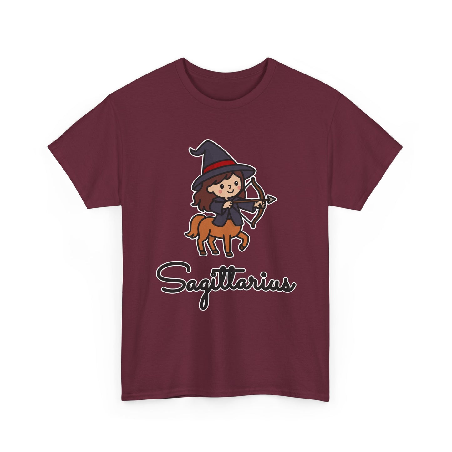 Sagittatius Astrology T-Shirt – Cute Cartoon Centaur Archer Zodiac Graphic Tee