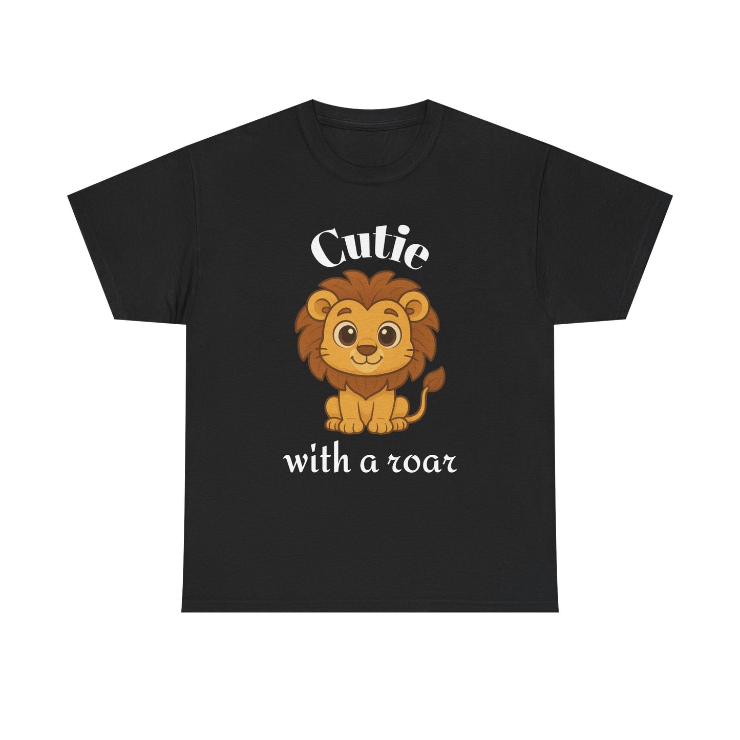 Cutie with a Roar –Adorable Leo Zodiac T-Shirt | Astrology Graphic Tee for Astrology Lovers