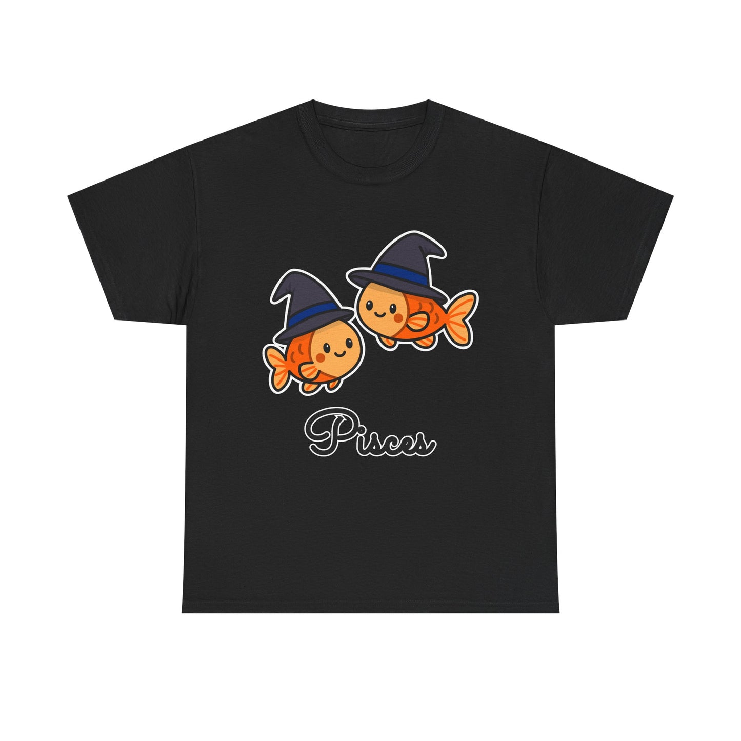 Pisces Astrology T-Shirt – Cute Cartoon Fish Zodiac Graphic Tee