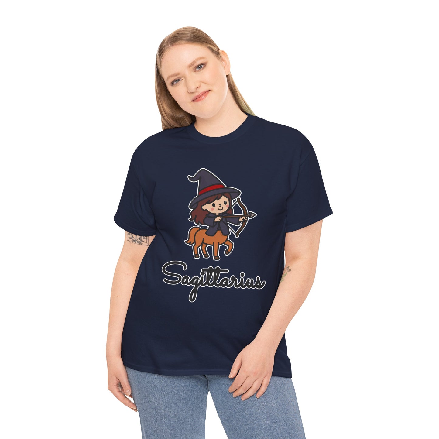 Sagittatius Astrology T-Shirt – Cute Cartoon Centaur Archer Zodiac Graphic Tee