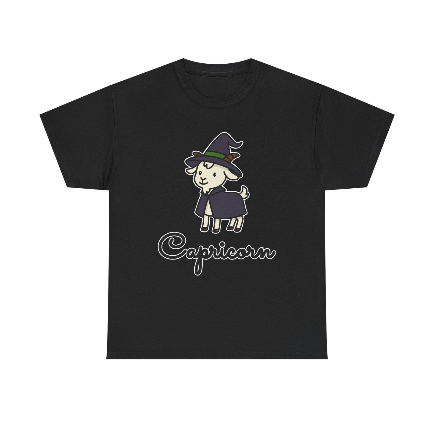 Capricorn Astrology T-Shirt – Cute Cartoon Goat Zodiac Graphic Tee