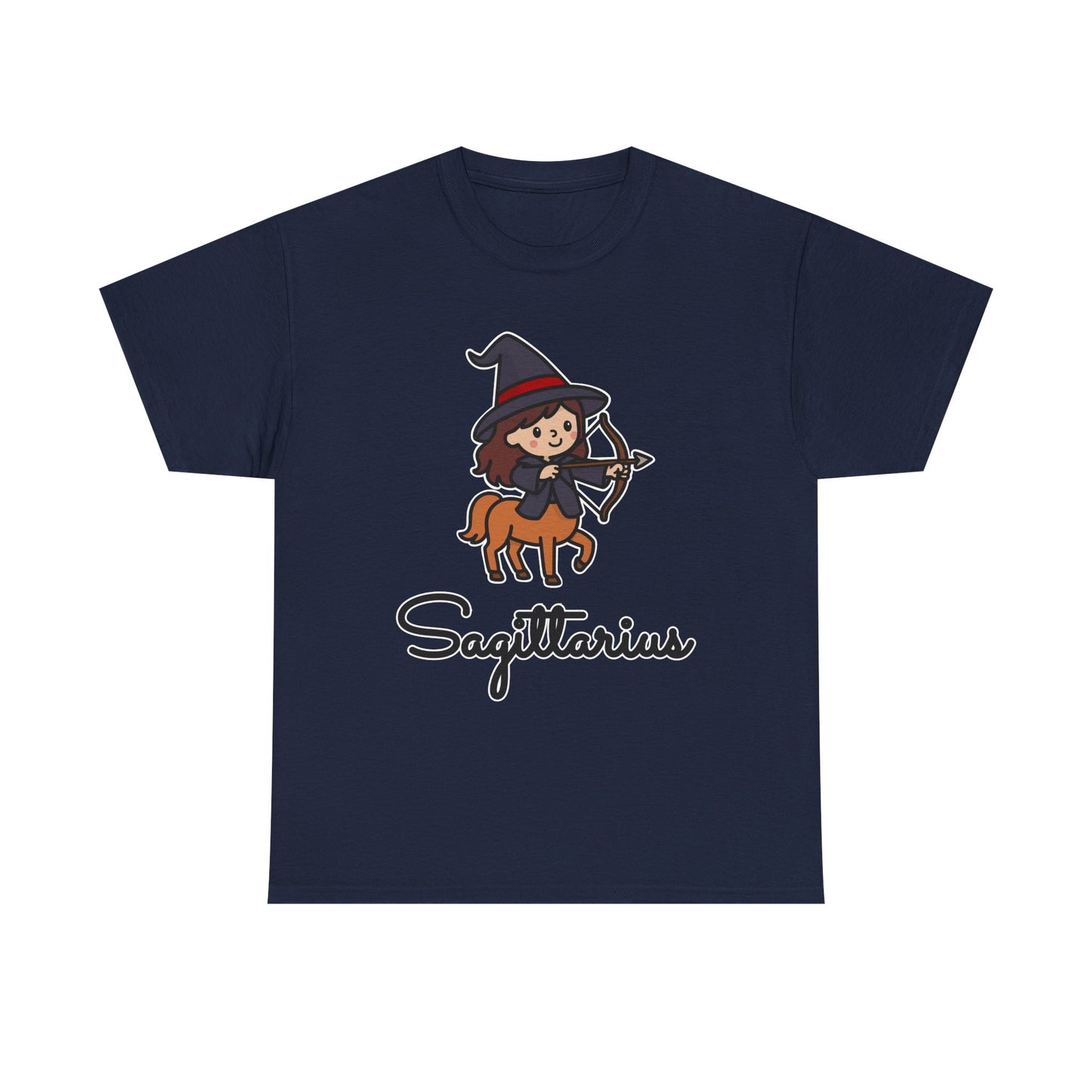 Sagittatius Astrology T-Shirt – Cute Cartoon Centaur Archer Zodiac Graphic Tee