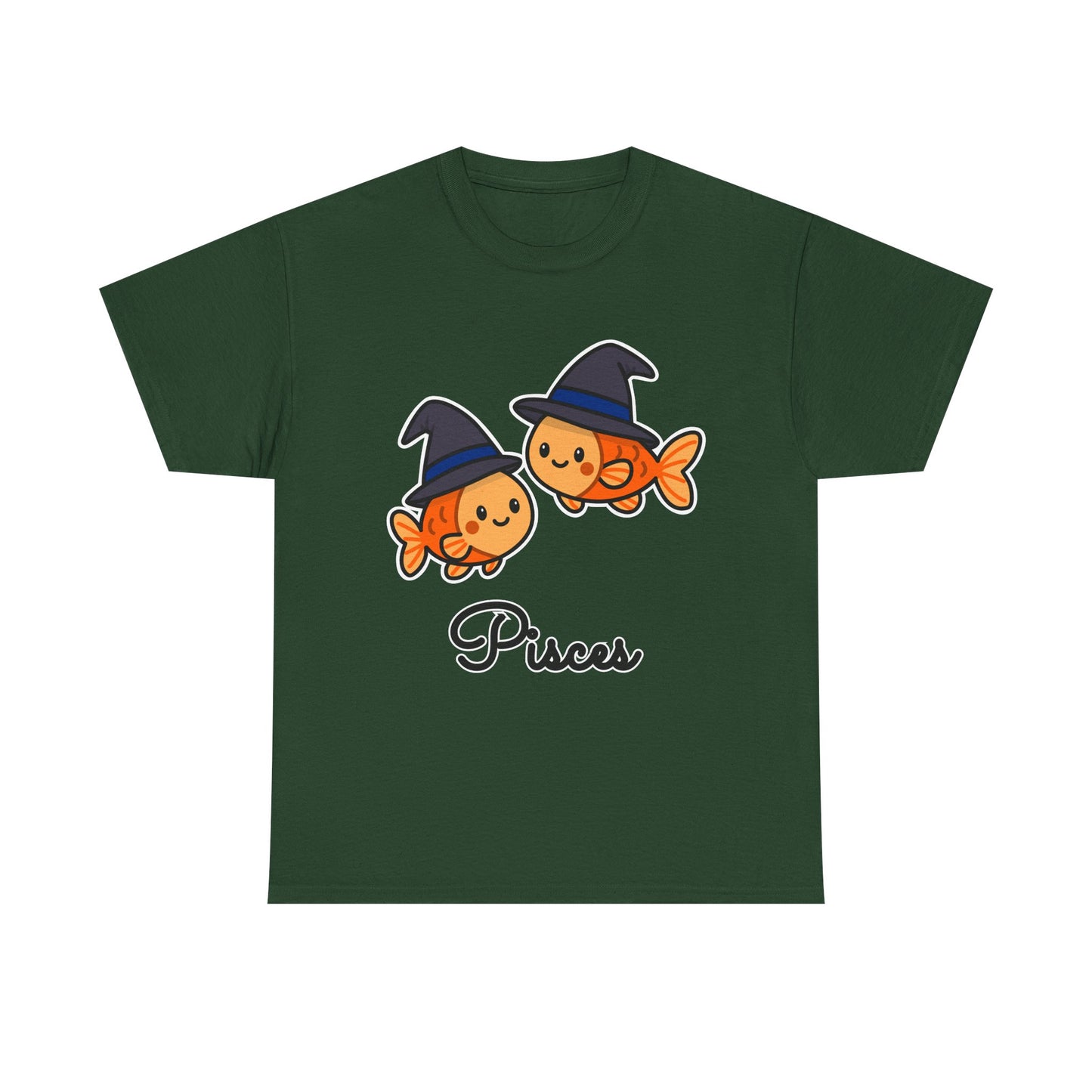 Pisces Astrology T-Shirt – Cute Cartoon Fish Zodiac Graphic Tee
