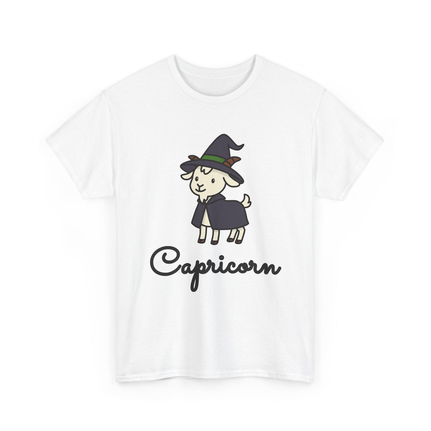 Capricorn Astrology T-Shirt – Cute Cartoon Goat Zodiac Graphic Tee