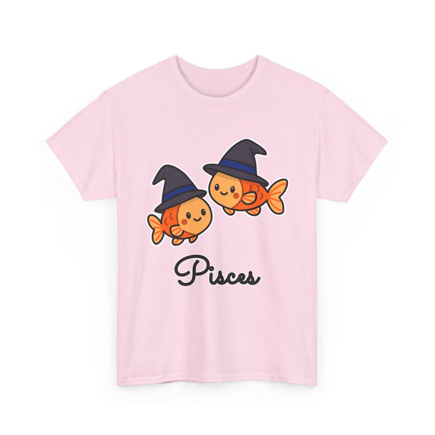 Pisces Astrology T-Shirt – Cute Cartoon Fish Zodiac Graphic Tee