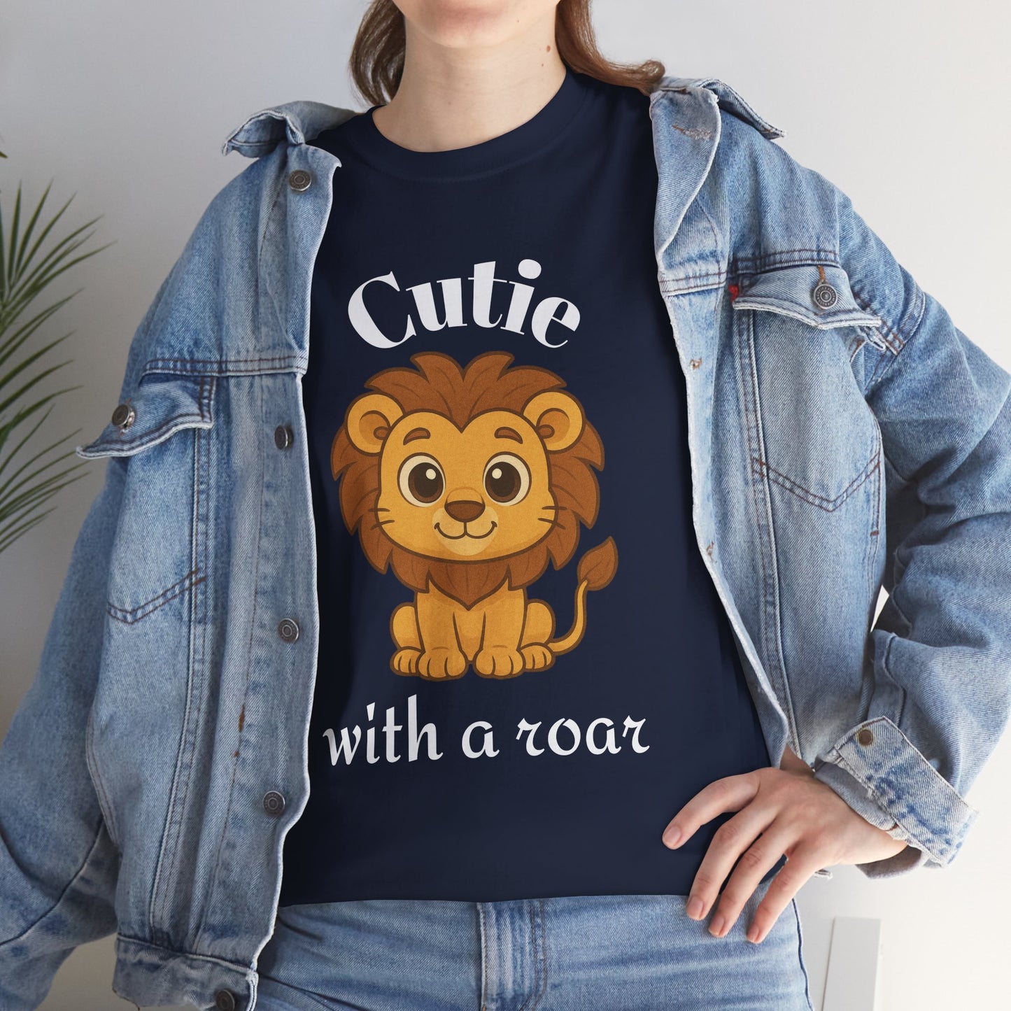 Cutie with a Roar –Adorable Leo Zodiac T-Shirt | Astrology Graphic Tee for Astrology Lovers