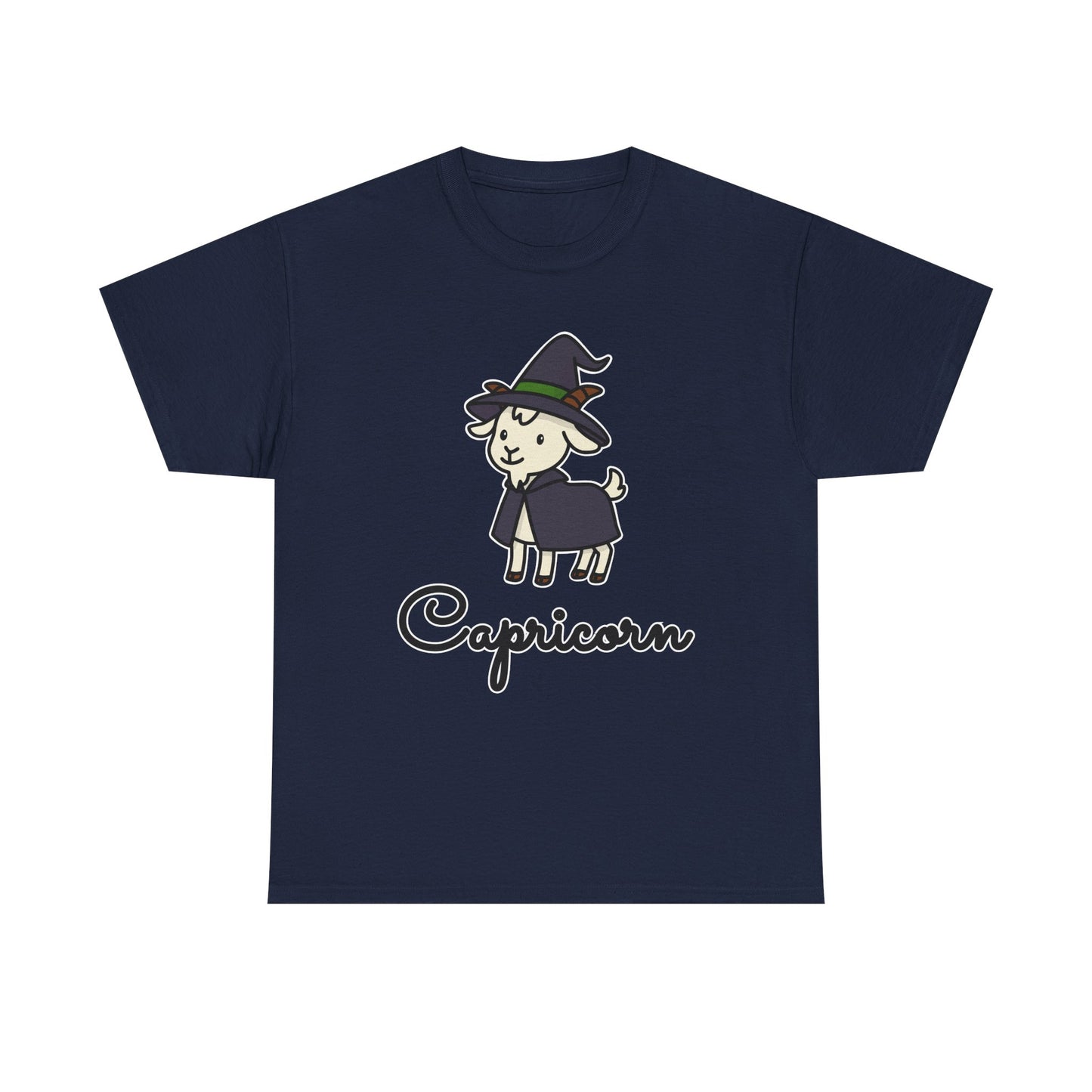 Capricorn Astrology T-Shirt – Cute Cartoon Goat Zodiac Graphic Tee