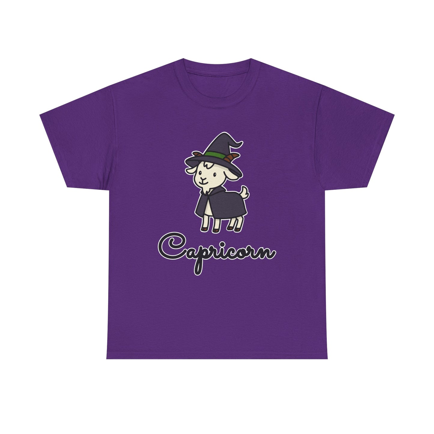 Capricorn Astrology T-Shirt – Cute Cartoon Goat Zodiac Graphic Tee