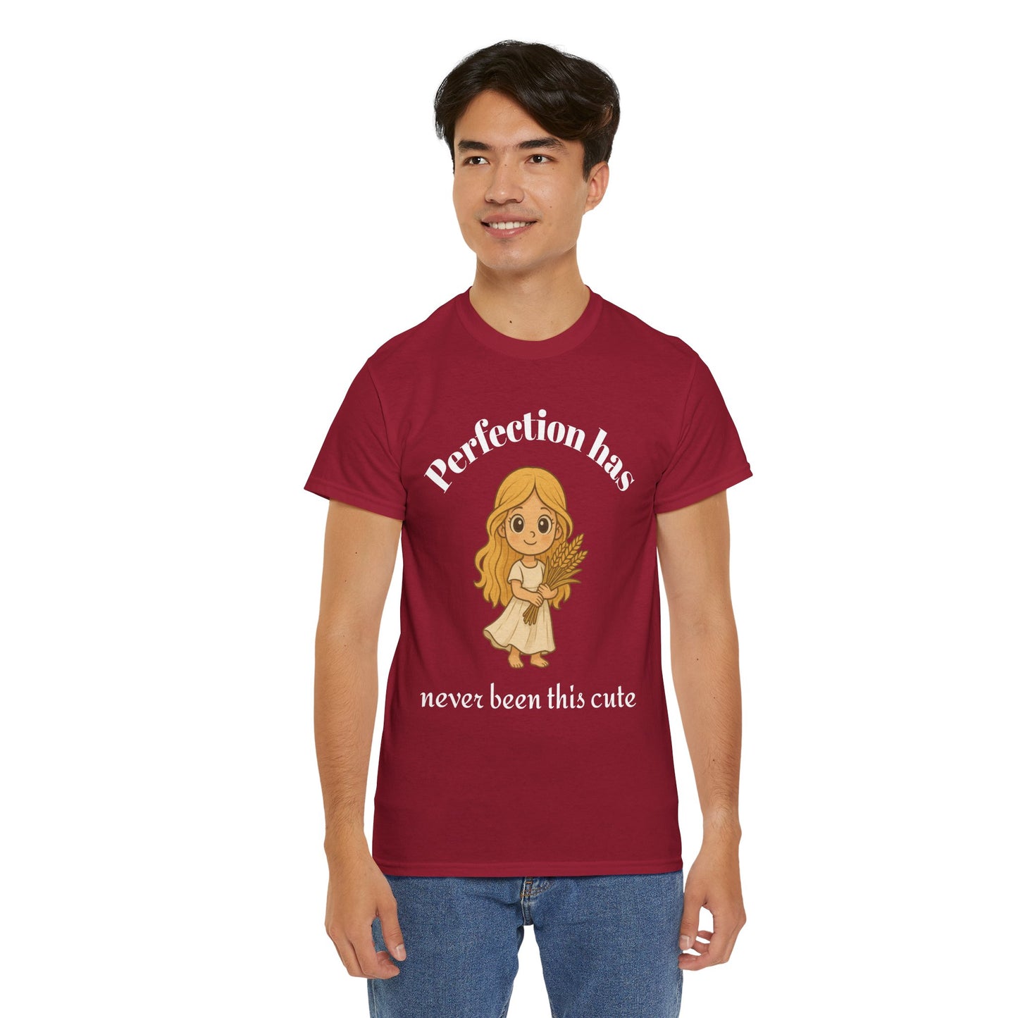 Perfection Has Never Been This Cute - Adorable Virgo Zodiac T-Shirt | Astrology Graphic Tee with Cartoon Girl