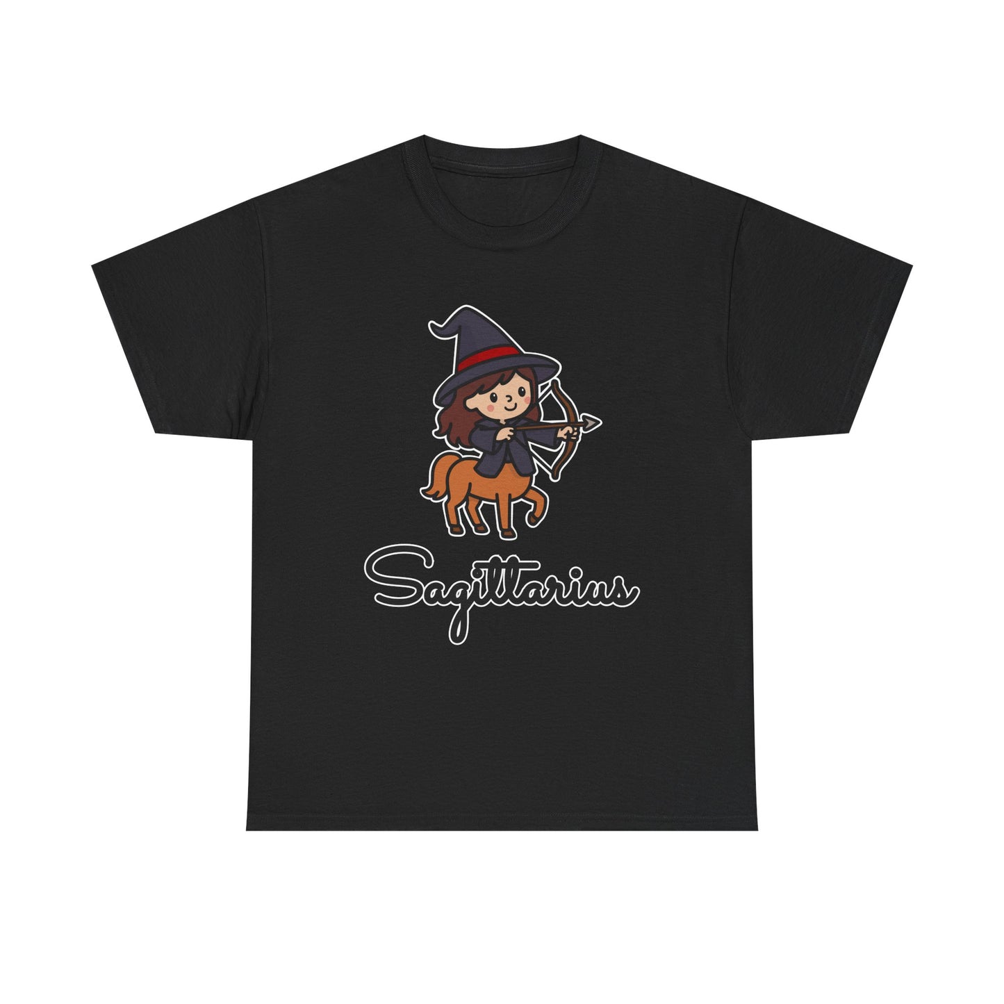Sagittatius Astrology T-Shirt – Cute Cartoon Centaur Archer Zodiac Graphic Tee