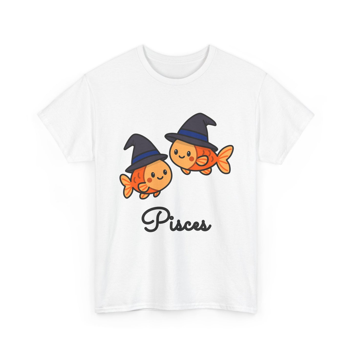 Pisces Astrology T-Shirt – Cute Cartoon Fish Zodiac Graphic Tee