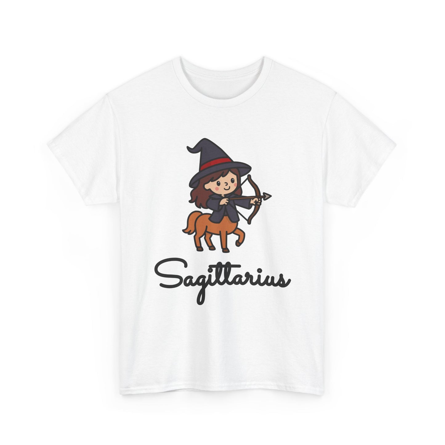 Sagittatius Astrology T-Shirt – Cute Cartoon Centaur Archer Zodiac Graphic Tee