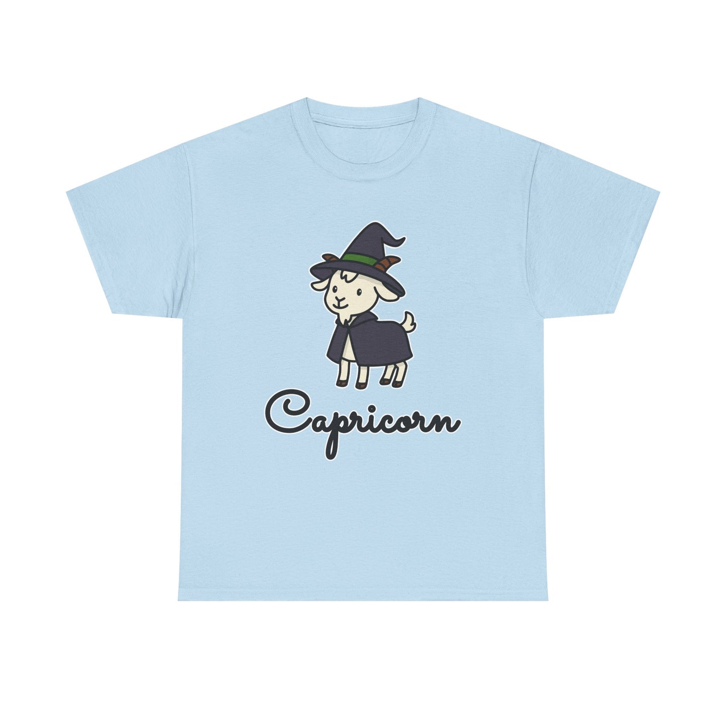 Capricorn Astrology T-Shirt – Cute Cartoon Goat Zodiac Graphic Tee