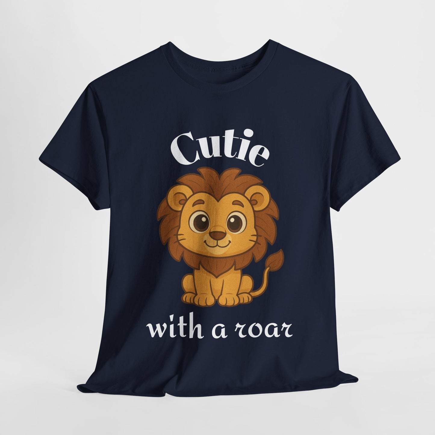Cutie with a Roar –Adorable Leo Zodiac T-Shirt | Astrology Graphic Tee for Astrology Lovers